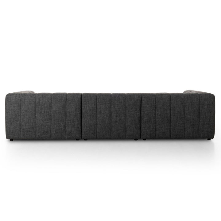 LANGHAM CHANNELED 3-PIECE SECTIONAL SOFA