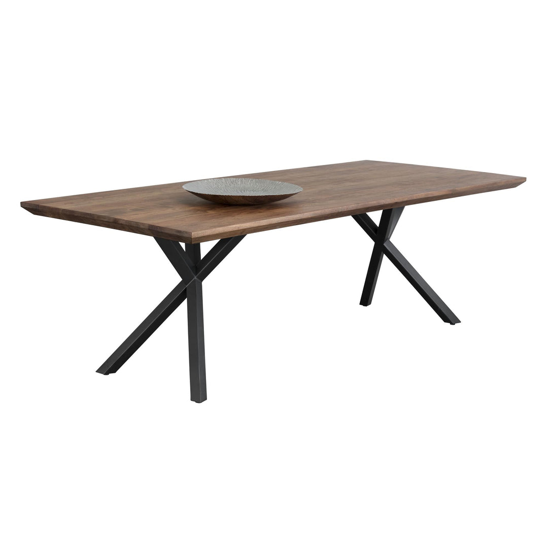 LARK 94" DINING TABLE - BROWN - SHOWCASE VIEW