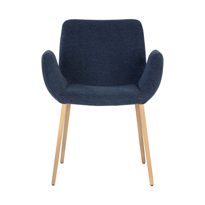 LUCANO DINING ARMCHAIR - BELFAST NAVY - Main View