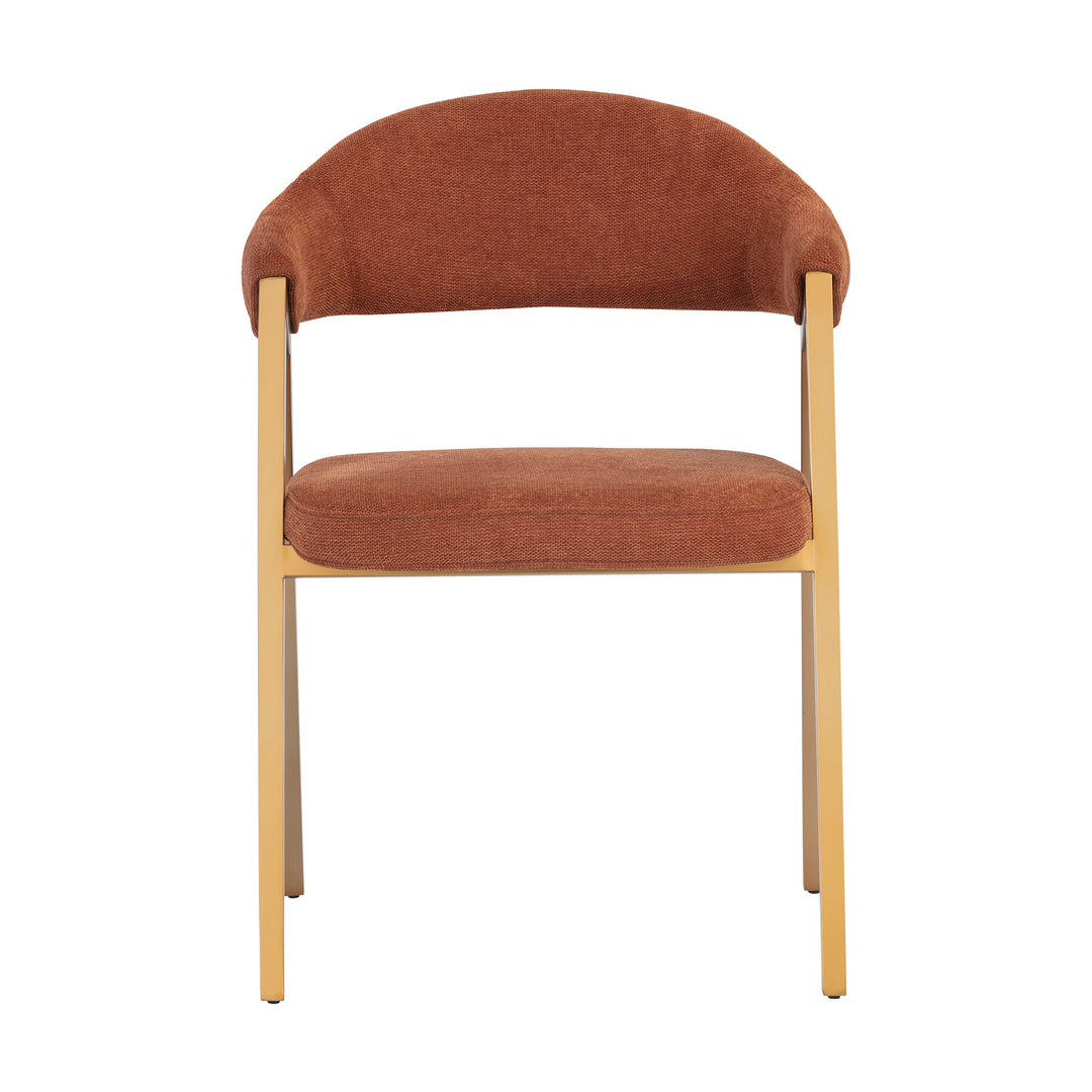 BURGOS DINING ARMCHAIR - BELFAST RUST - Main View