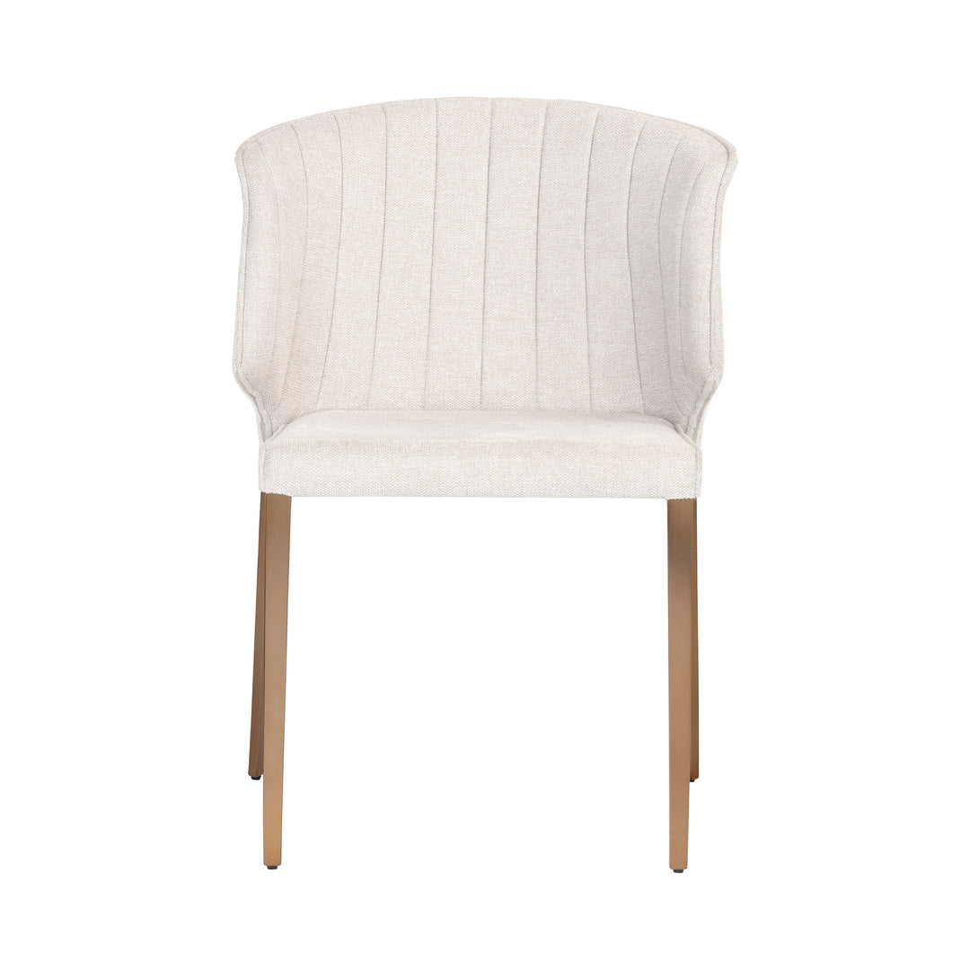 ZAYDEN BELFAST OATMEAL DINING CHAIR - Main View