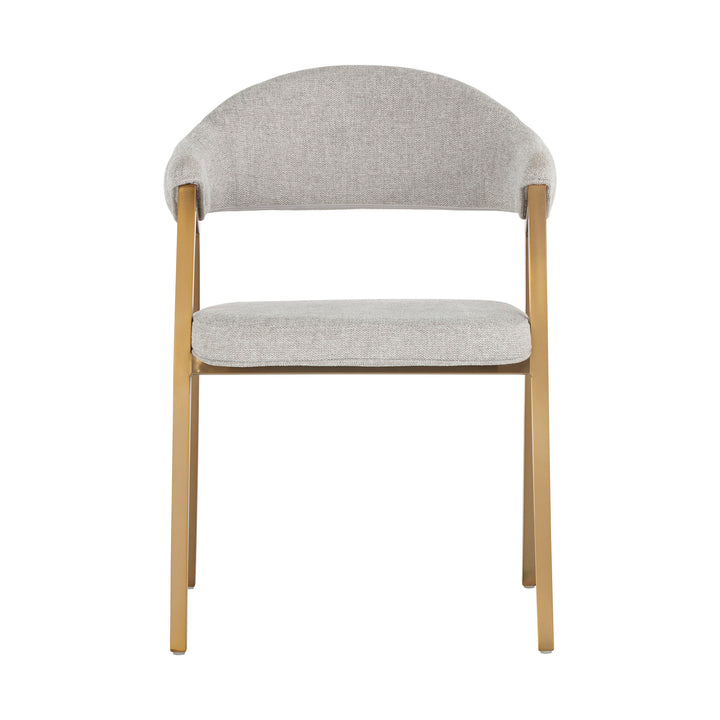 BURGOS DINING ARMCHAIR - BELFAST HEATHER GREY - Main View