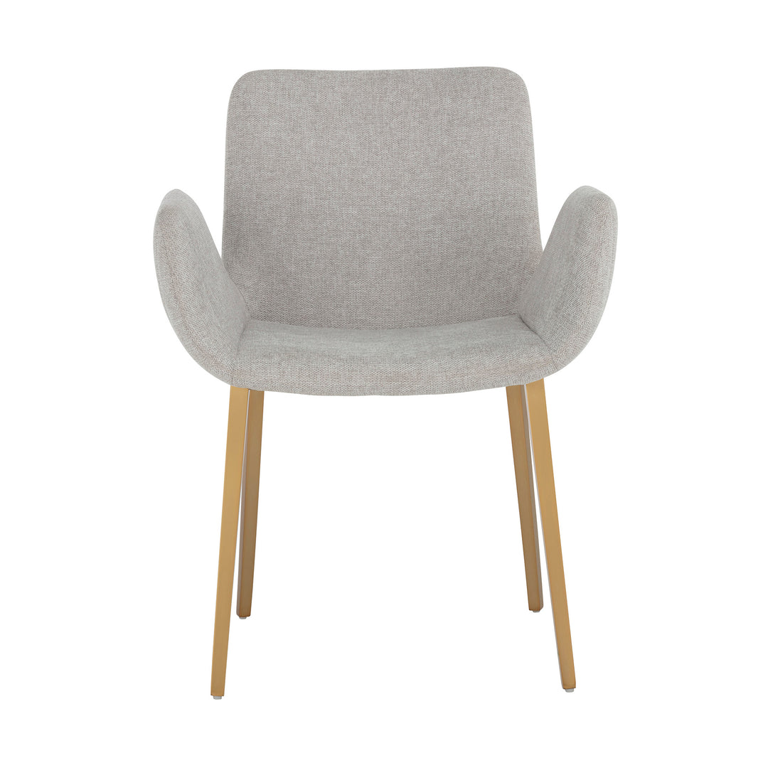 LUCANO DINING ARMCHAIR - BELFAST HEATHER GREY - Main View