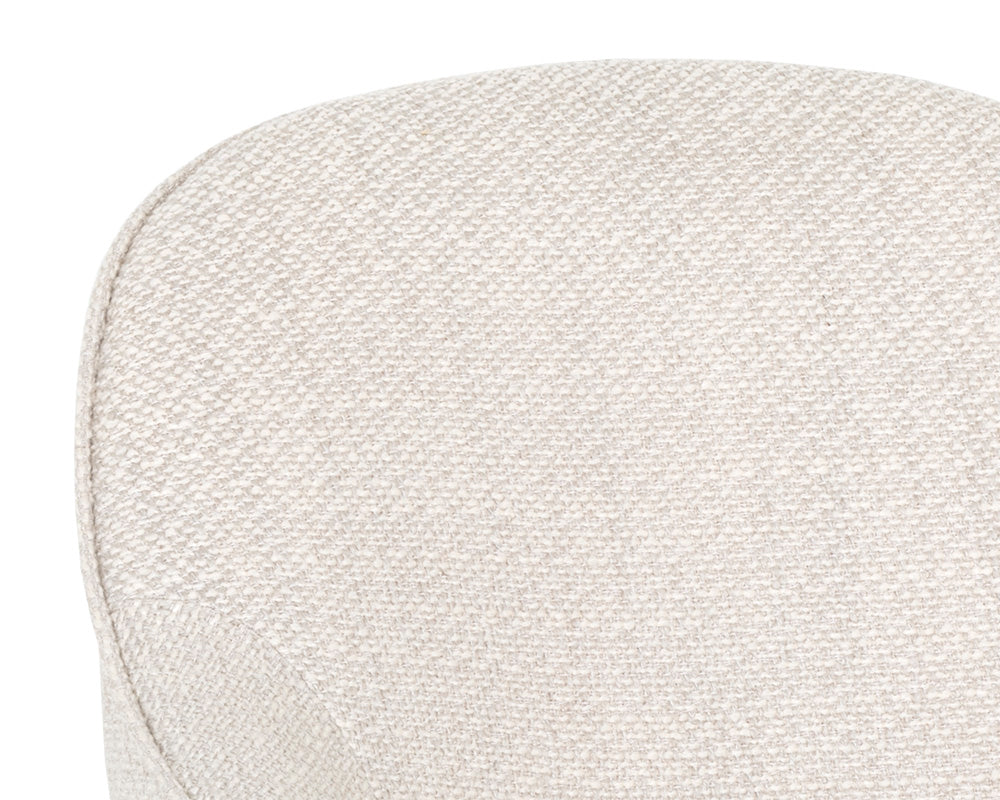 BRETTA SWIVEL DINING CHAIR - MOTO STUCCO - Closeup View