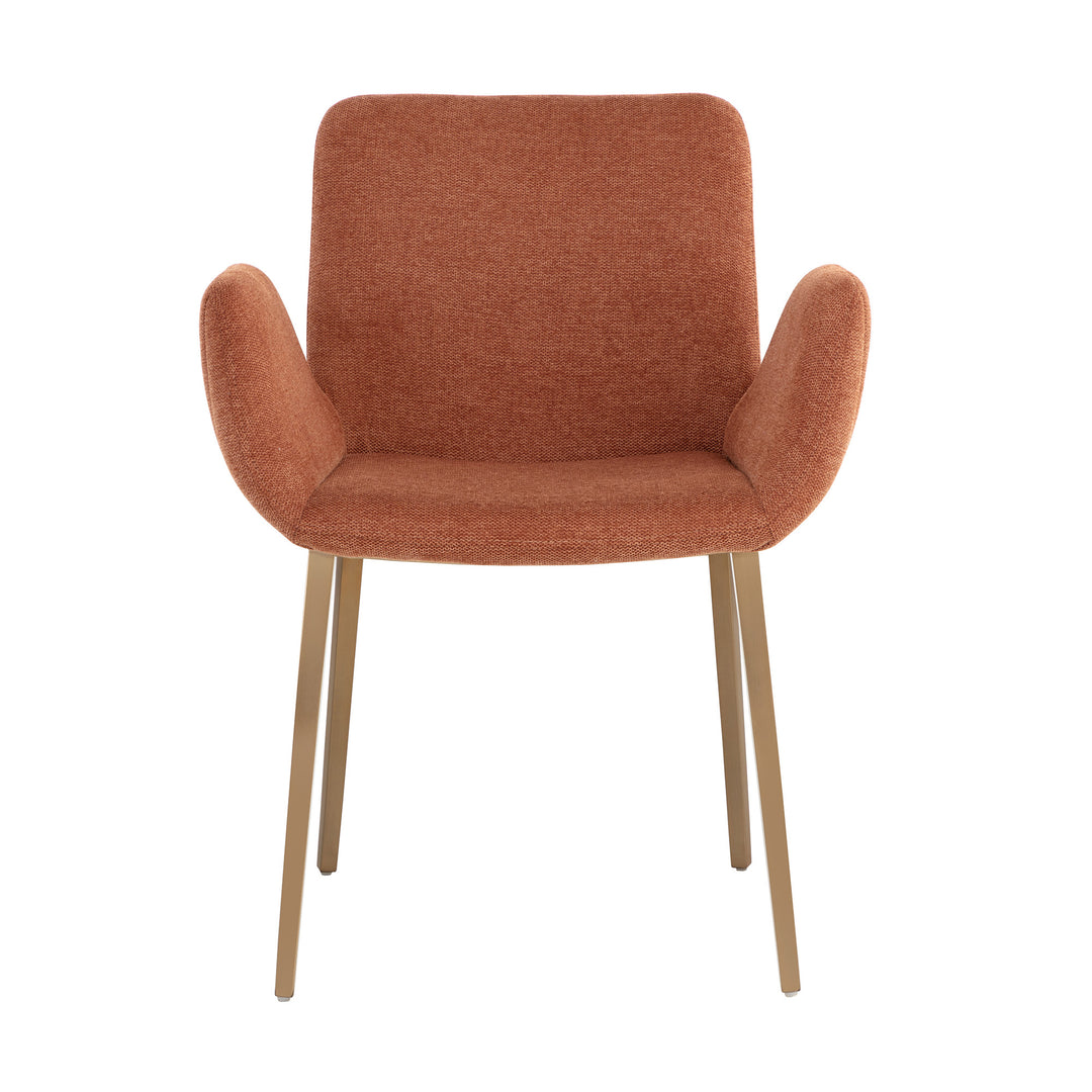 LUCANO DINING ARMCHAIR - BELFAST RUST - Main View