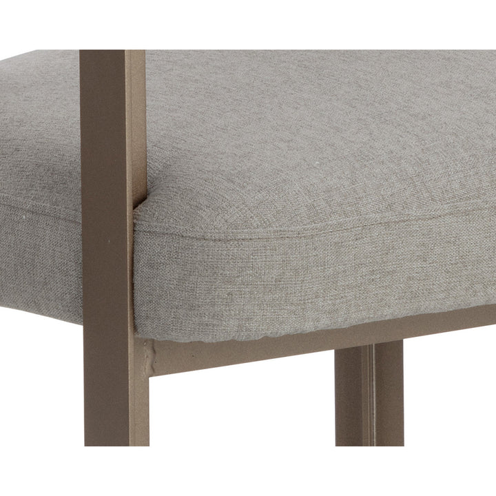 MAE DINING ARMCHAIR - ERNST SANDSTONE - Closeup View