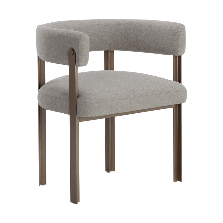 MAE DINING ARMCHAIR - ERNST SANDSTONE - Front View