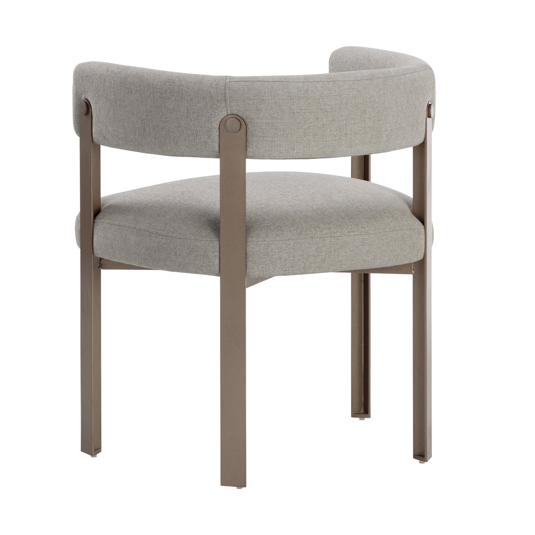 MAE DINING ARMCHAIR - ERNST SANDSTONE - Back View