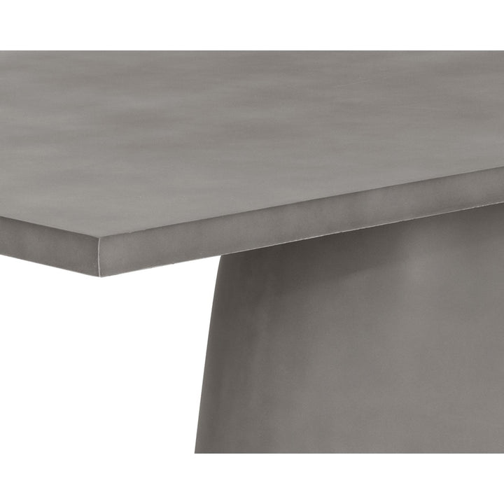 CAVALLINI 79" DINING TABLE - GREY - UPPER VIEW