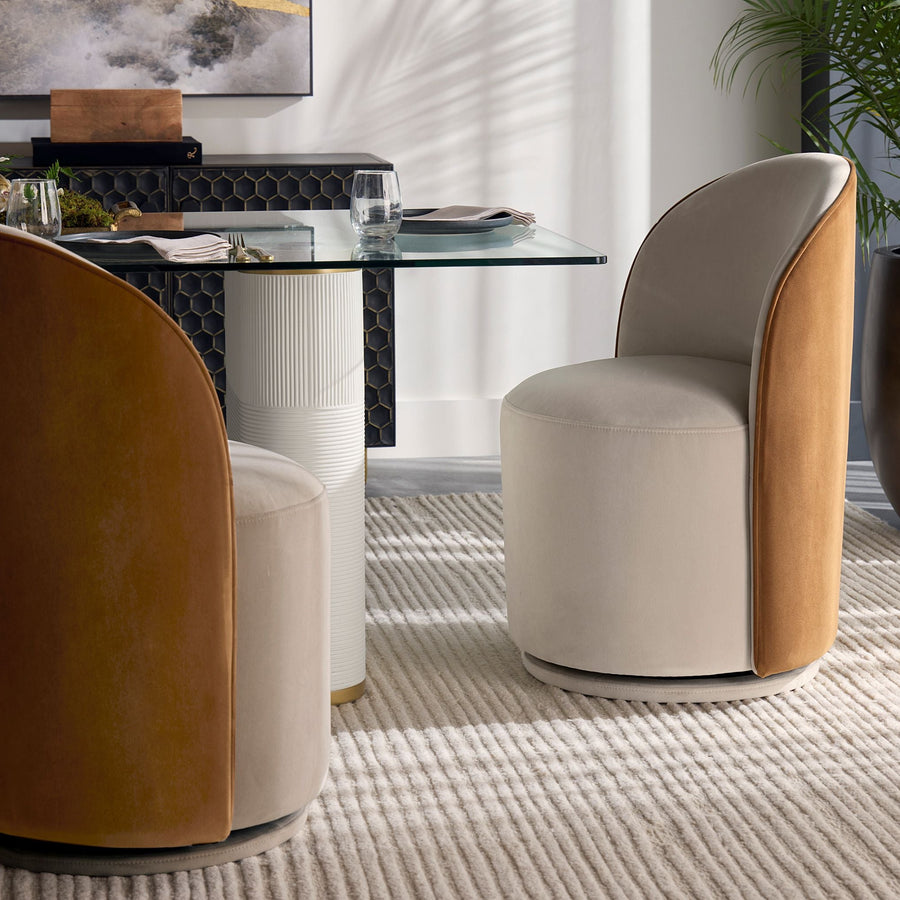 CAVOLI SWIVEL DINING CHAIR