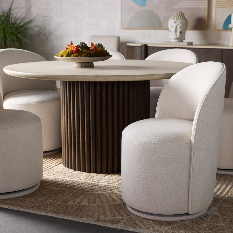 CAVOLI SWIVEL DINING CHAIR