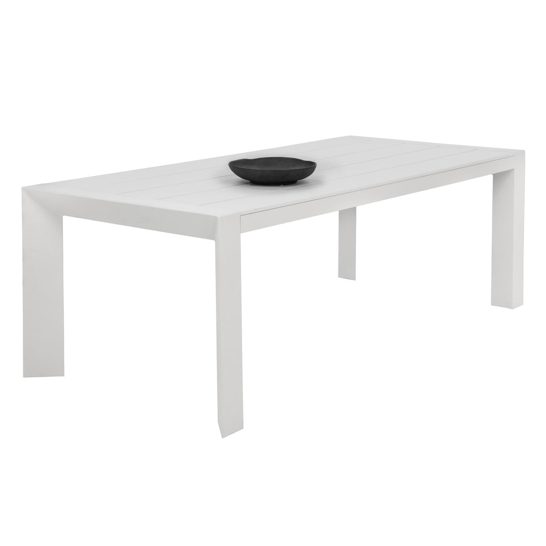 MERANO 90" DINING TABLE - WHITE - SHOWCASE VIEW