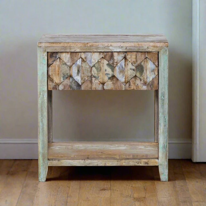 VINTAGE PAINTED NIGHTSTAND