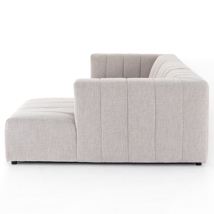 LANGHAM CHANNELED 3-PIECE SECTIONAL SOFA