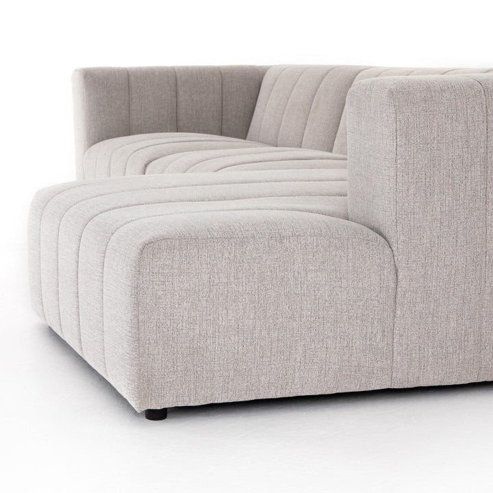 LANGHAM CHANNELED 3-PIECE SECTIONAL SOFA