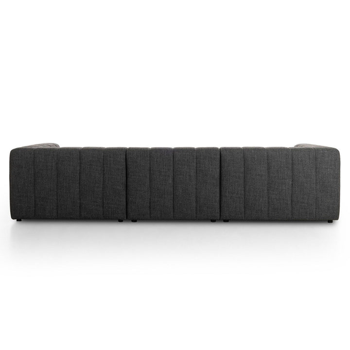 LANGHAM CHANNELED 3-PIECE SECTIONAL SOFA