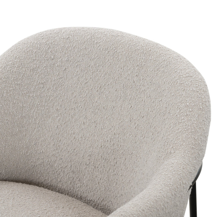 SUERTE BOUCLE UPHOLSTERED DINING CHAIR