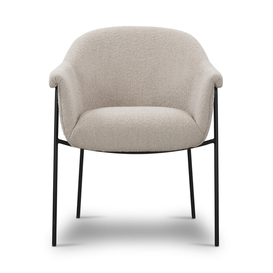 SUERTE BOUCLE UPHOLSTERED DINING CHAIR