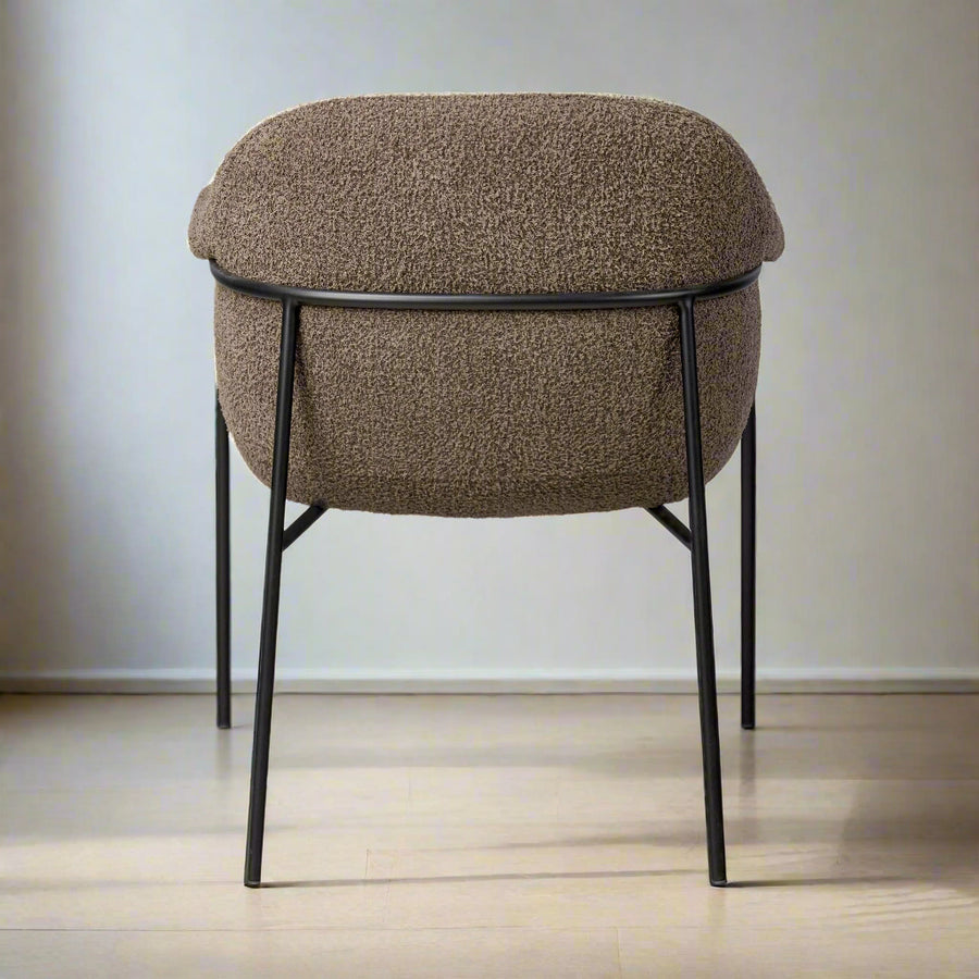 SUERTE BOUCLE UPHOLSTERED DINING CHAIR