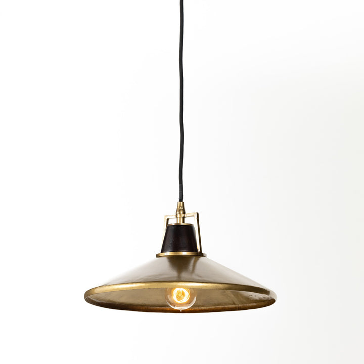 NOVAK 13.5" BRASS PENDANT