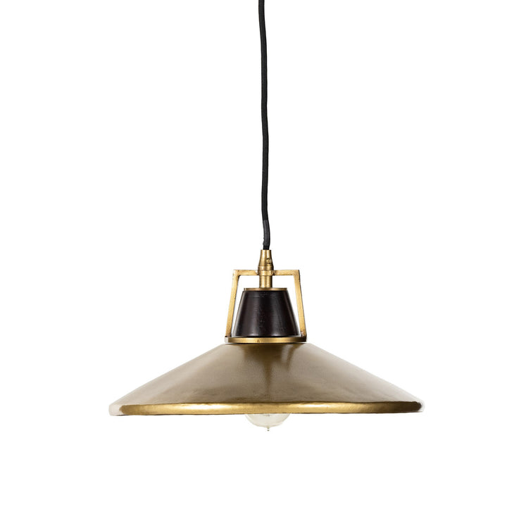 NOVAK 13.5" BRASS PENDANT