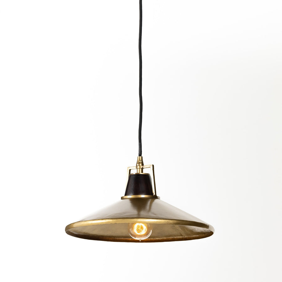 NOVAK 13.5" BRASS PENDANT