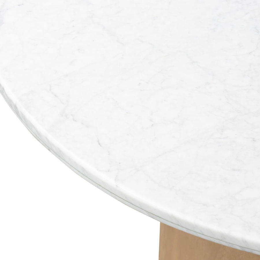 PILO 48"RD MARBLE TOP DINING TABLE