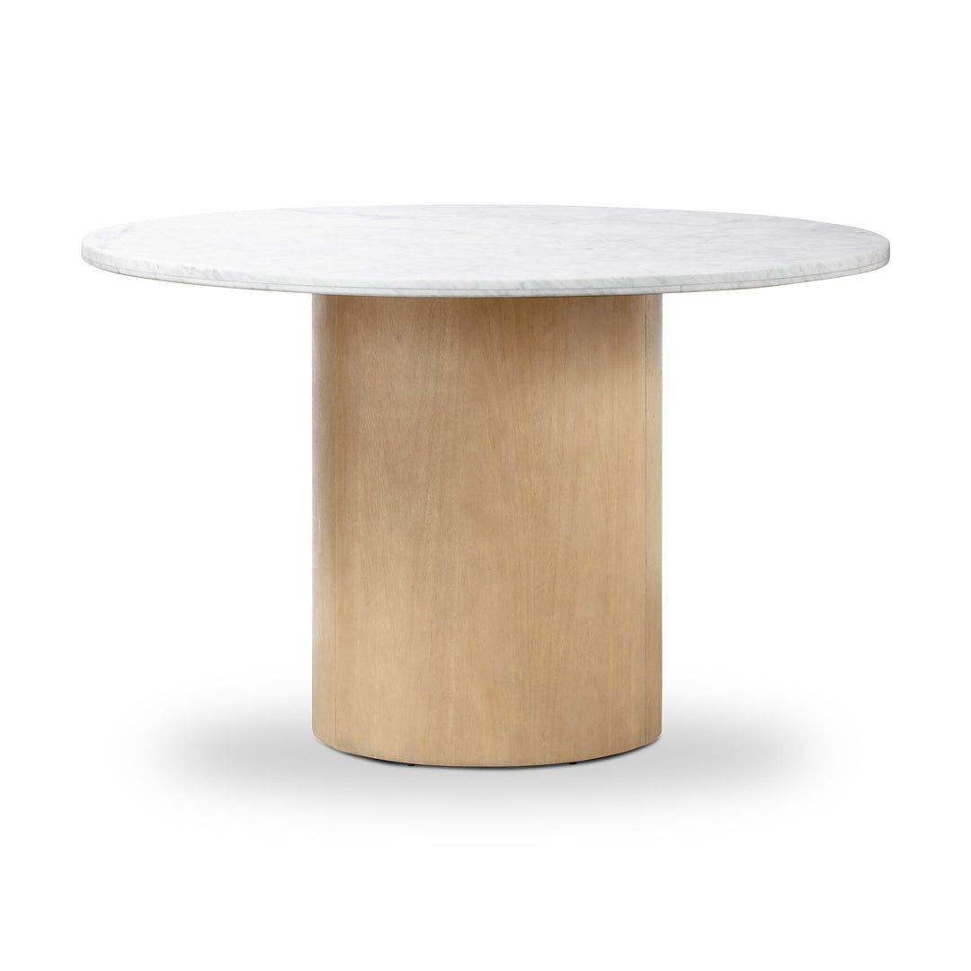 PILO 48"RD MARBLE TOP DINING TABLE