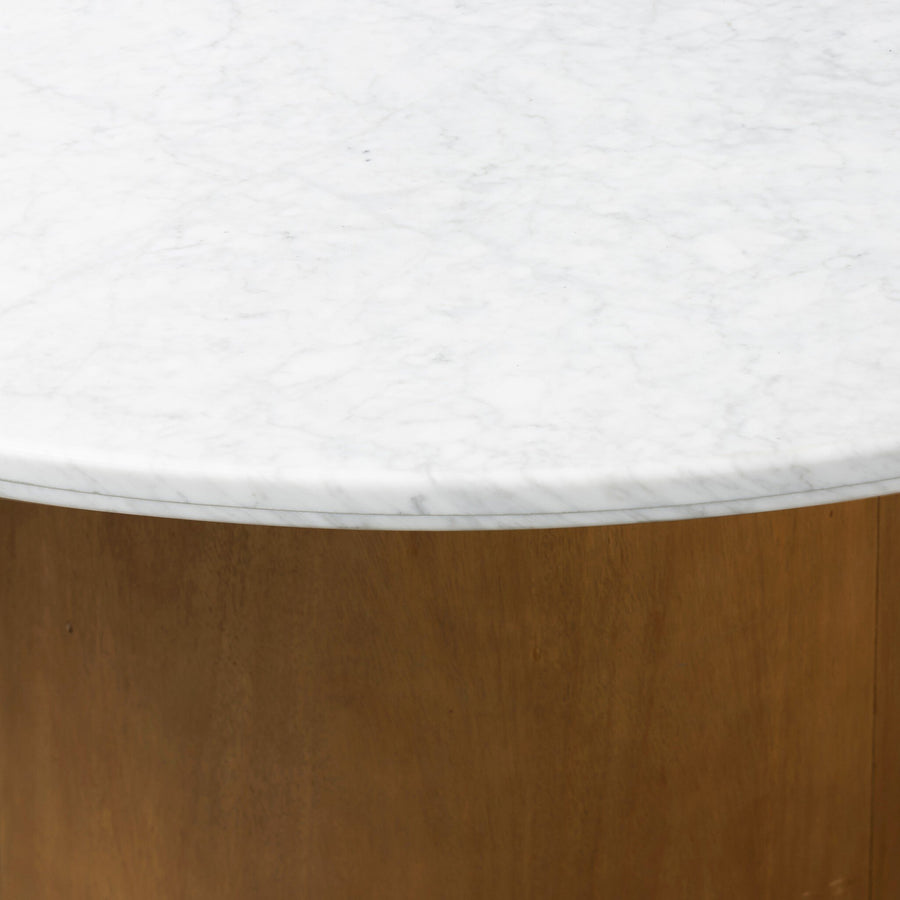 PILO 48"RD MARBLE TOP DINING TABLE