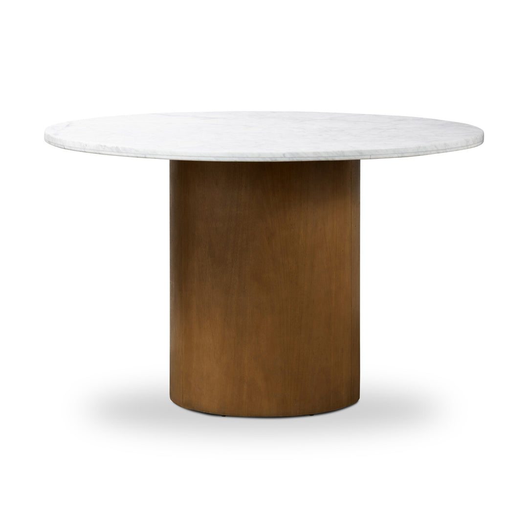 PILO 48"RD MARBLE TOP DINING TABLE