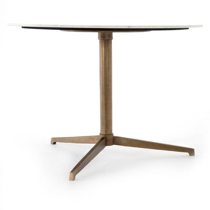 HELEN 42"RD MARBLE TOP BISTRO TABLE