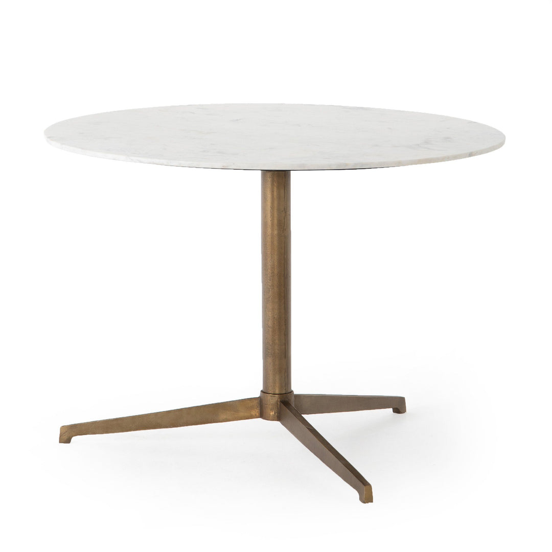 HELEN 42"RD MARBLE TOP BISTRO TABLE