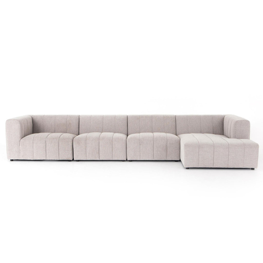 LANGHAM CHANNELED 4 - PIECE SECTIONAL SOFA