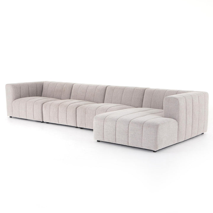 LANGHAM CHANNELED 4 - PIECE SECTIONAL SOFA