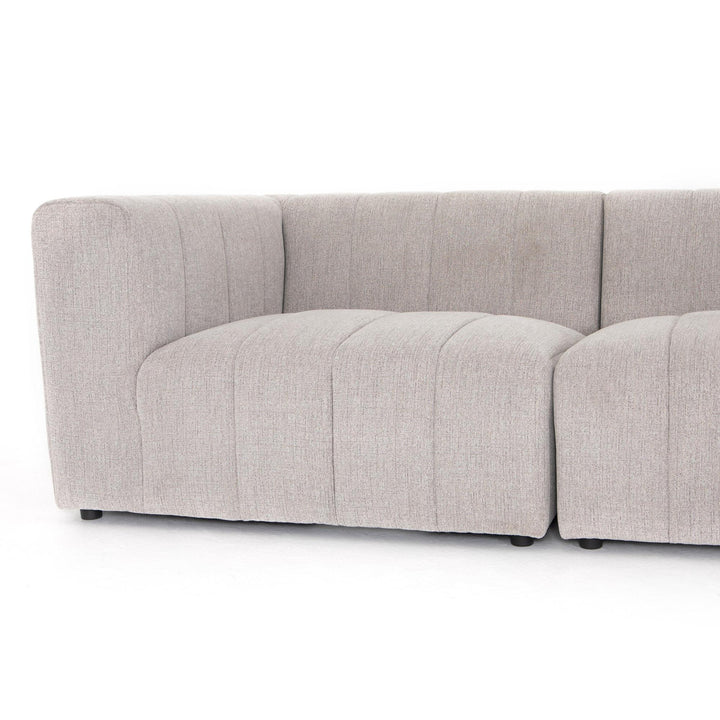 LANGHAM CHANNELED 4-PIECE SECTIONAL SOFA