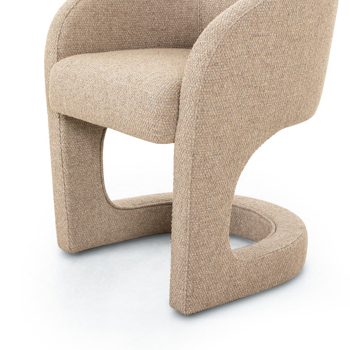 REYNOLD UPHOLSTERED DINING ARMCHAIR