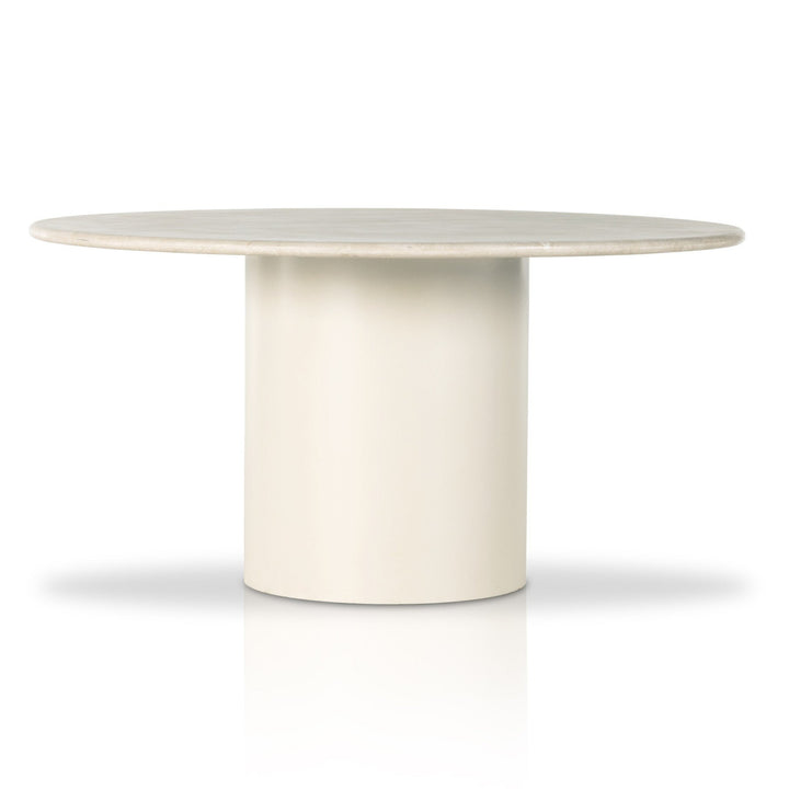 BELLE 60"RD MARBLE TOP DINING TABLE