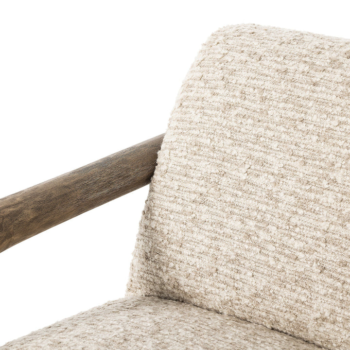 ANISTON BOUCLE UPHOLSTERED ARM CHAIR