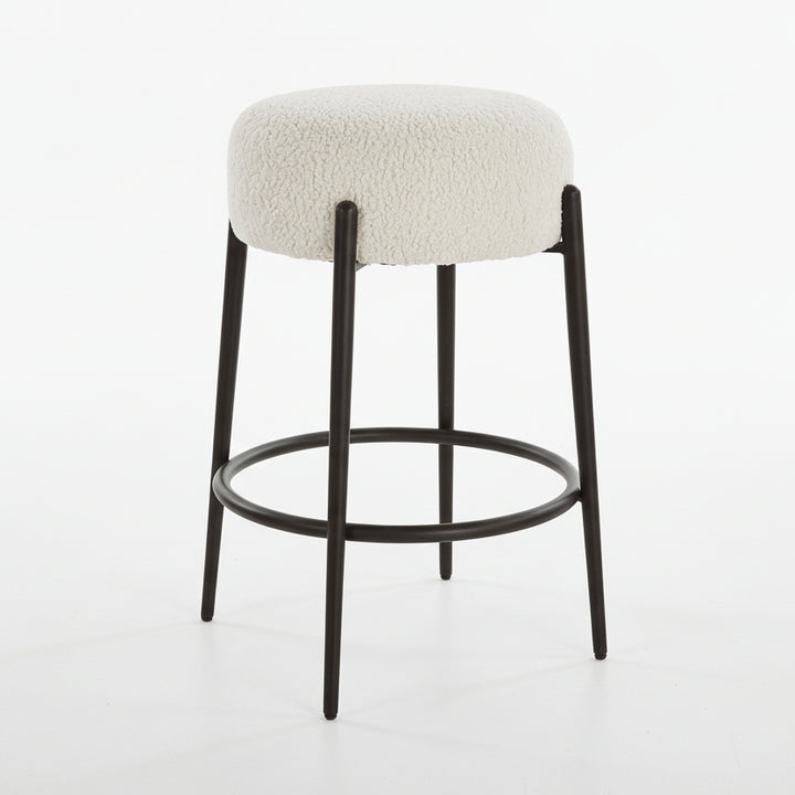 ARLES SHEARLING COUNTER STOOL