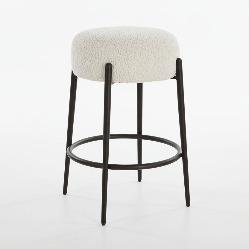 ARLES SHEARLING COUNTER STOOL
