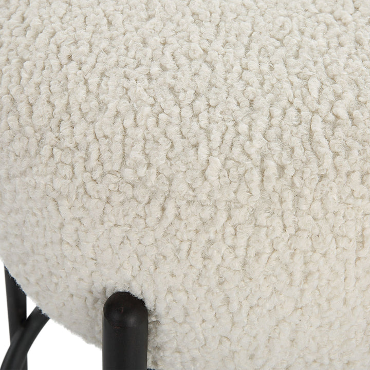 ARLES SHEARLING COUNTER STOOL