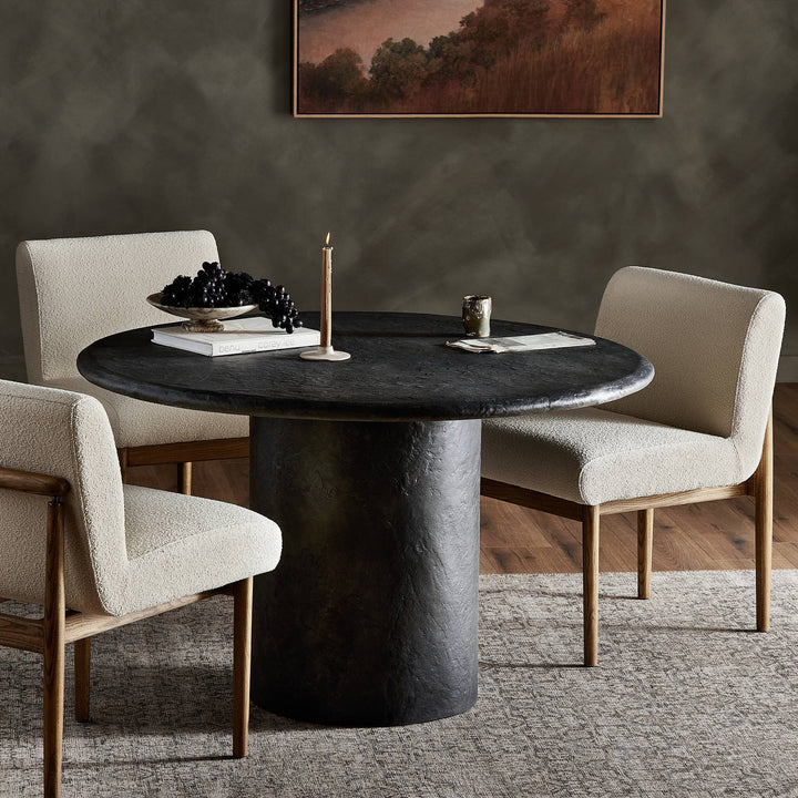 BONNIE 48.5"RD CONCRETE DINING TABLE