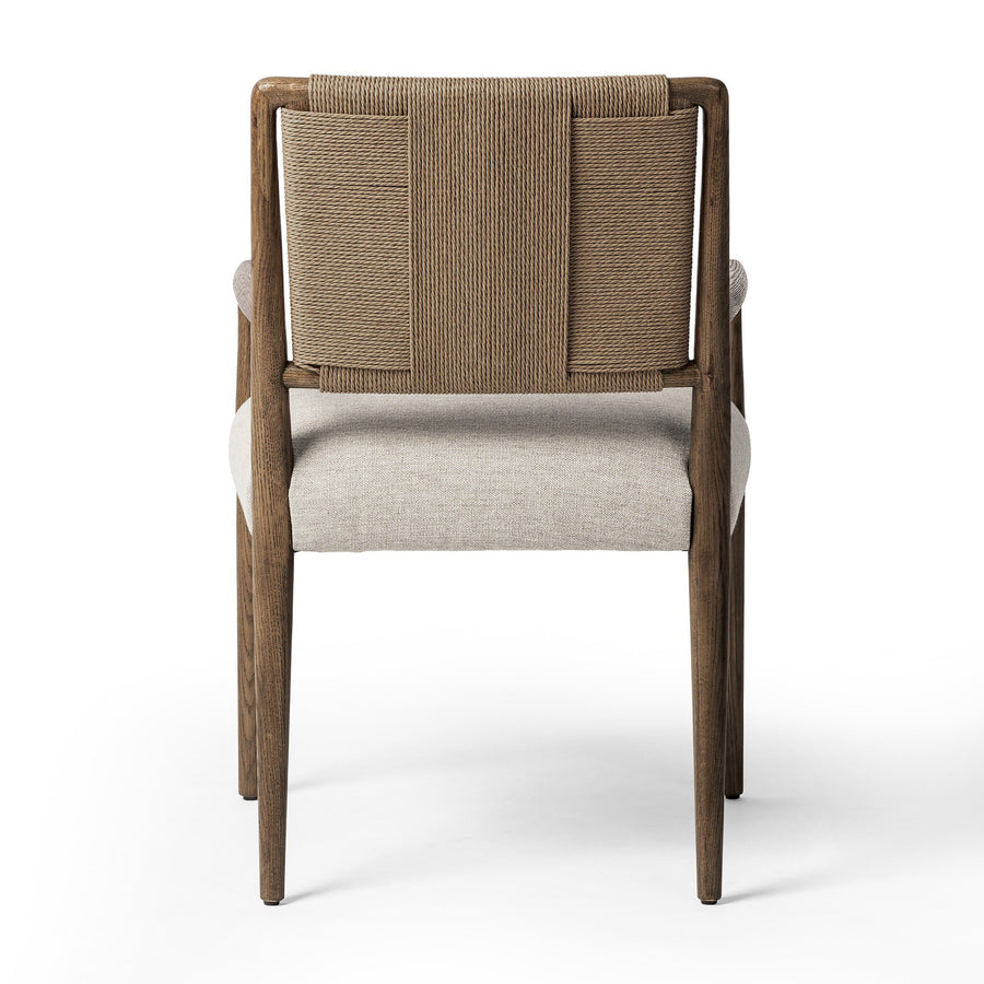 ROTHLER DINING ARMCHAIR: ALCALA WHEAT