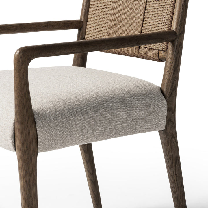 ROTHLER DINING ARMCHAIR: ALCALA WHEAT