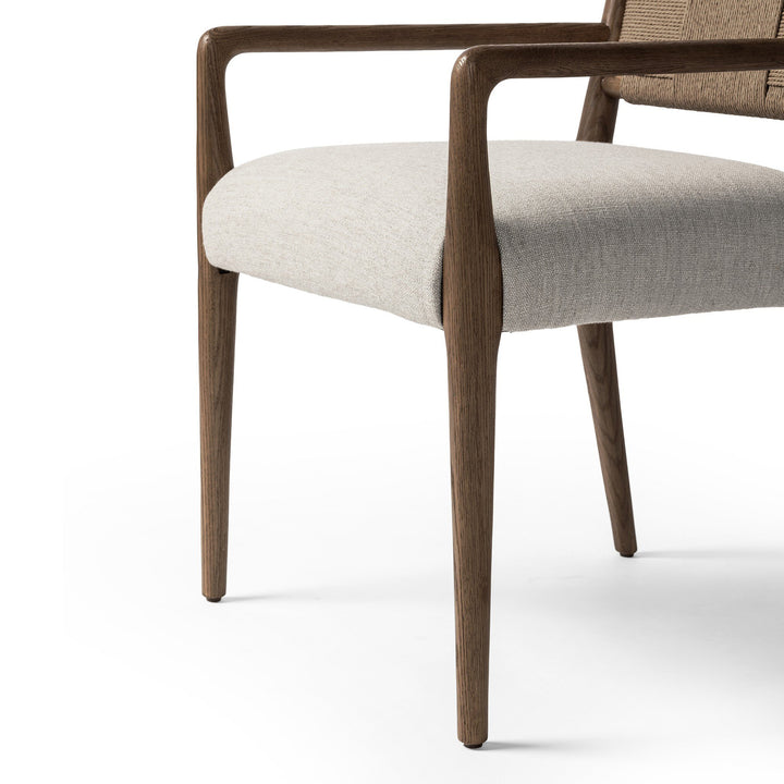 ROTHLER DINING ARMCHAIR: ALCALA WHEAT