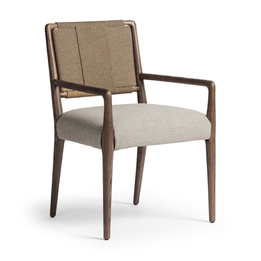 ROTHLER DINING ARMCHAIR: ALCALA WHEAT