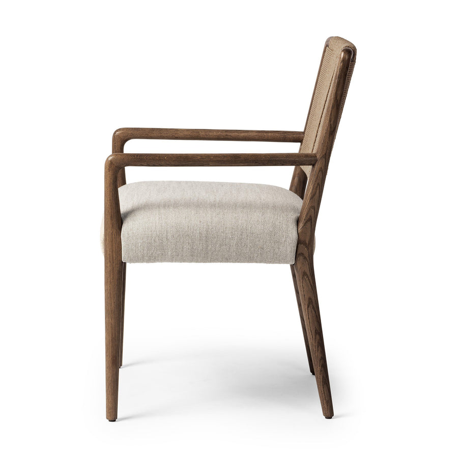 ROTHLER DINING ARMCHAIR: ALCALA WHEAT