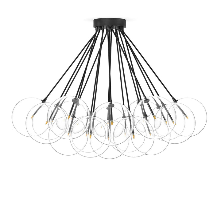 CLOUD GLASS GLOBE 19 LT. CHANDELIER