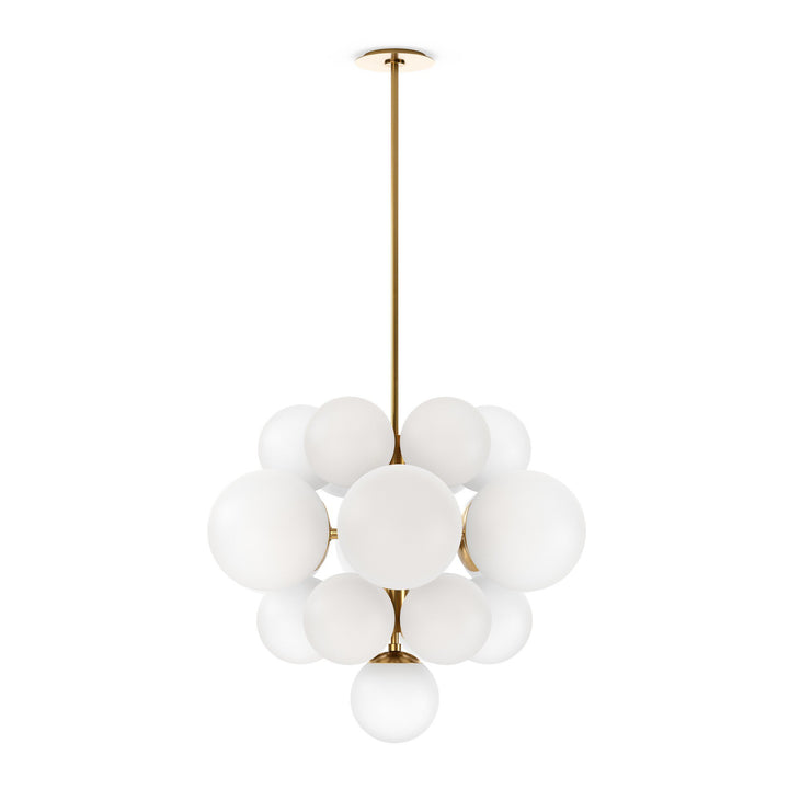 NOVA 27" OPAL GLASS CHANDELIER