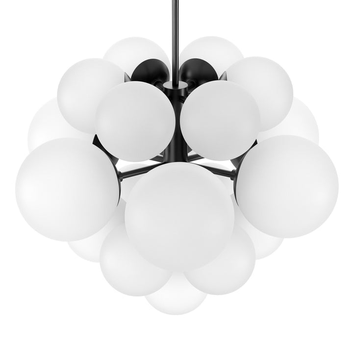 NOVA 27" OPAL GLASS CHANDELIER